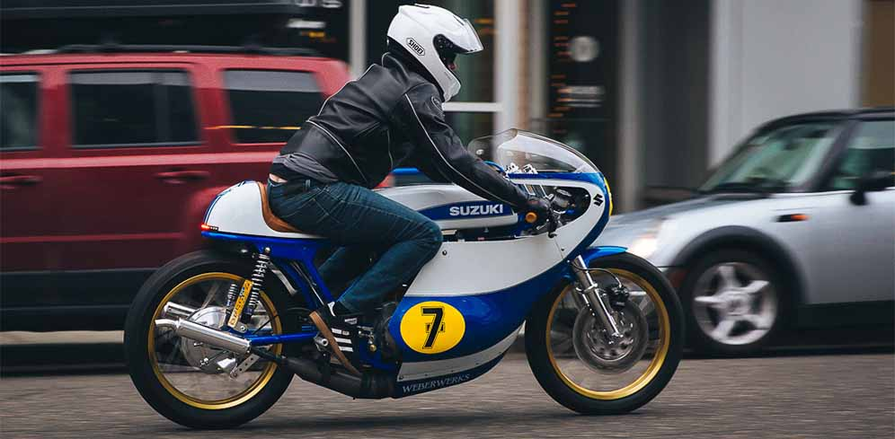 Suzuki T500 Classic Racer yang Keren Banget